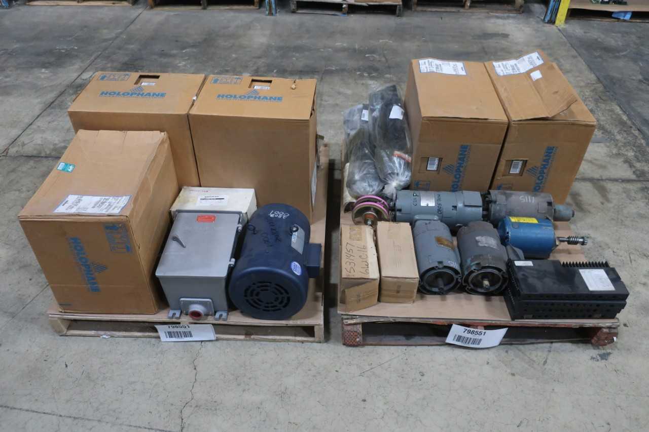 2 PALLETS OF ASSORTED ELECTRICAL - ELECTRICAL COMPONENTS