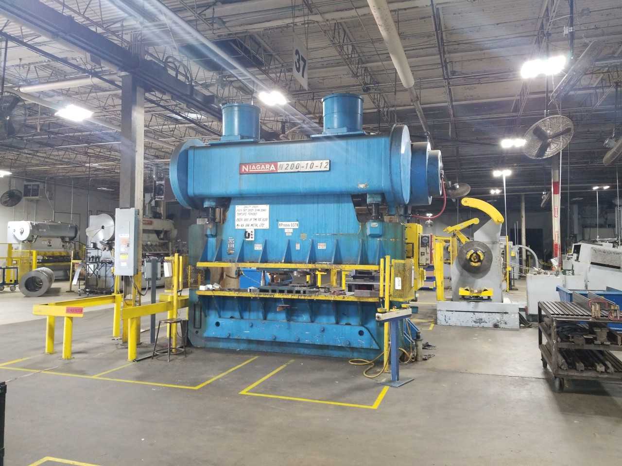 Niagara N200-10-12 Press Brake 200Ton 12Ft - PRESS BRAKES