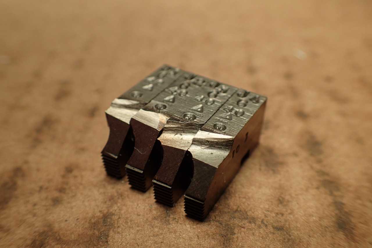 #6 -40 NF Standard Thread Threading Chasers for Geometric 5/16" -DS Die Heads - MACHINING ACCESSORIES & TOOLING