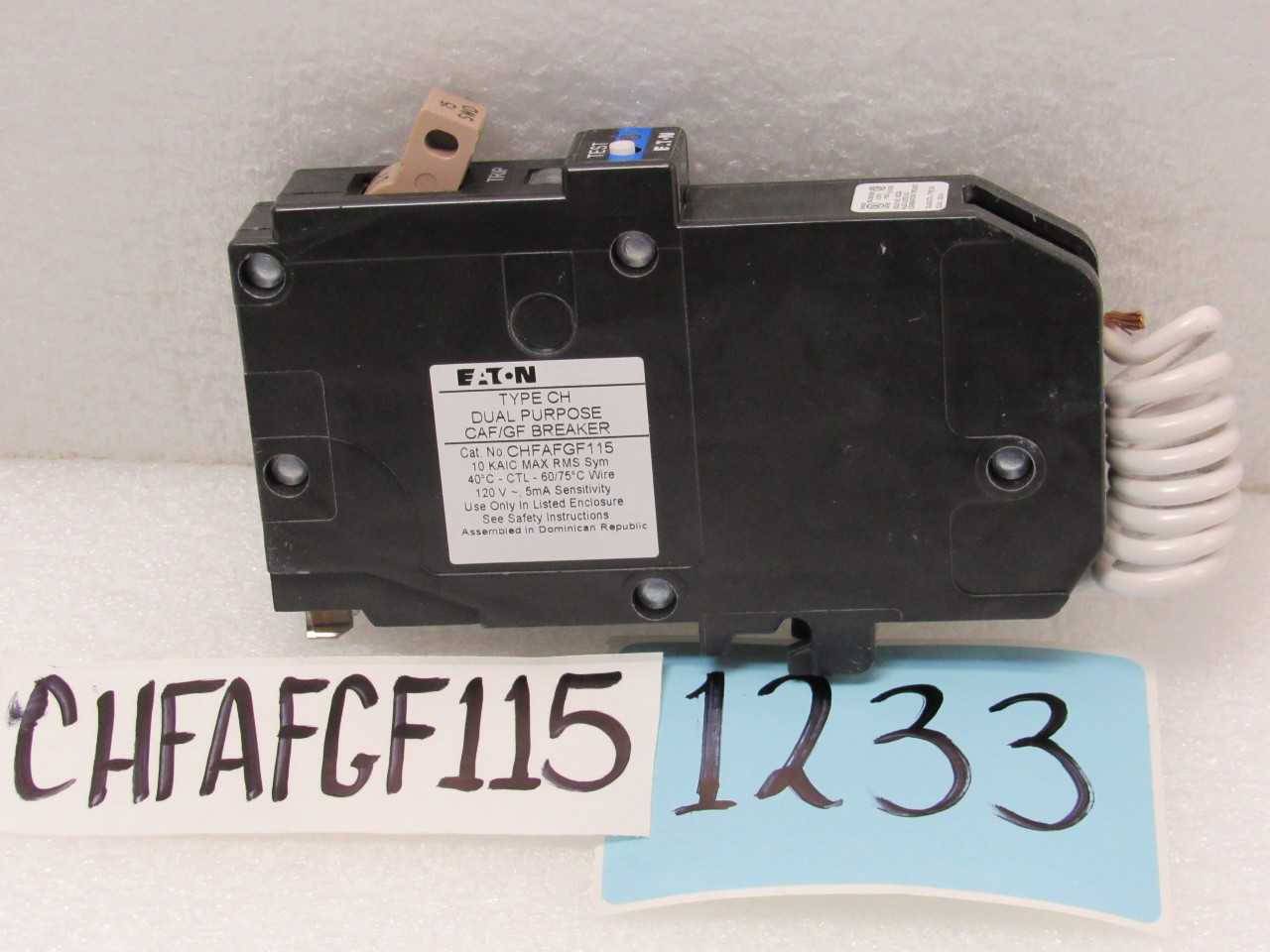 Eaton Circuit Breakers - CIRCUIT BREAKERS