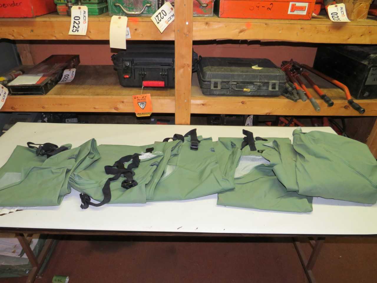 LOT OF ASSORTED HURRICANE FLAME RETARDANT, OIL RESISTANT RAINWEAR - SAFETY SWITCH