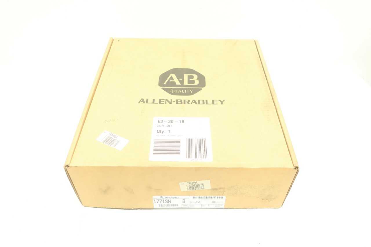 ALLEN BRADLEY 1771-SN I/O SCANNER SER B OTHER PLC AND DCS MODULE - AUTOMATION & CONTROLS ALLEN BRADLEY 1771-SN I/O SCANNER SER B OTHER PLC AND DCS MODULE - AUTOMATION & CONTROLS