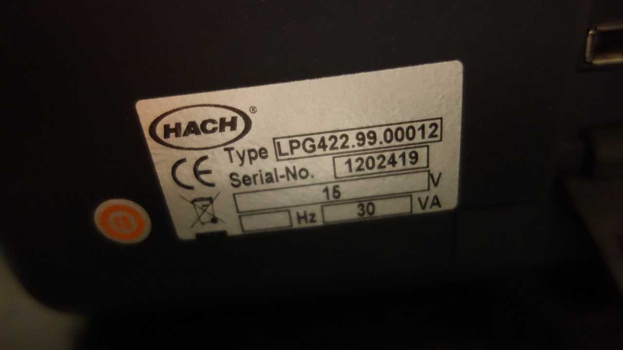 HACH DR2800 PORTABLE SPECTROPHOTOMETER - PLANT & FACILITY