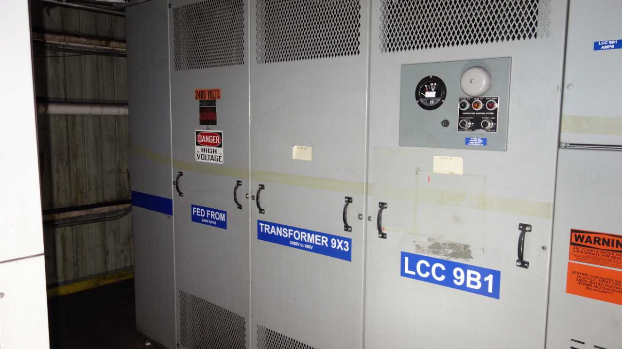 LOT OF 2 ALLIS CHALMERS AA/FFA 1500KVA TRANSFORMERS - CONTROL TRANSFORMERS