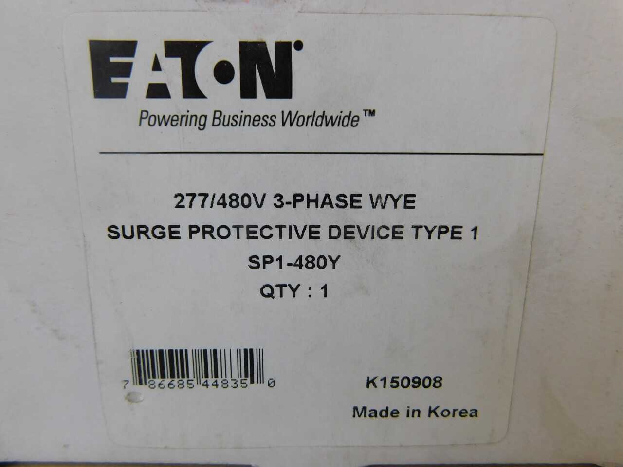 Quantity of 9x SP1-480Y SPDs - VALVES