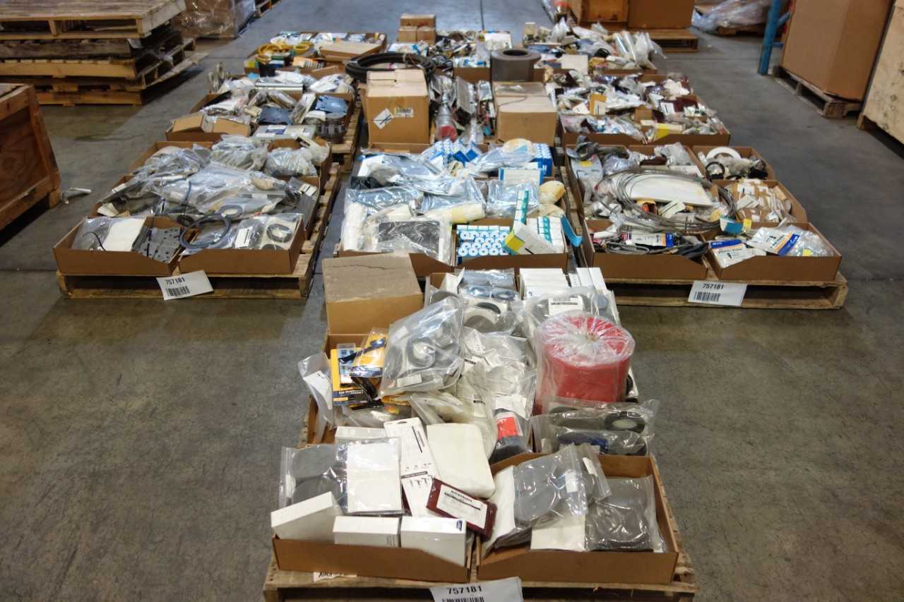 10 PALLETS OF ASSORTED MISCELLANEOUS INDUSTRIAL SURPLUS - ELECTRICAL COMPONENTS