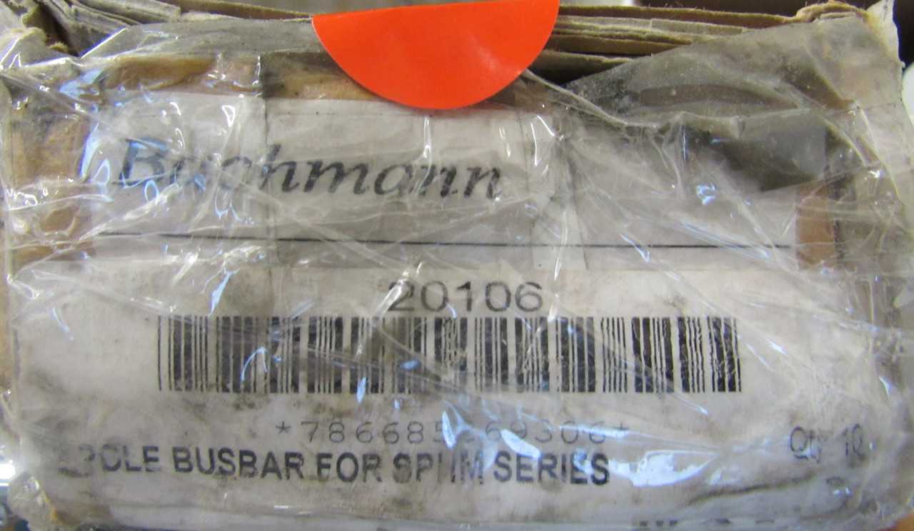 (29) Bachmann 20106 DIN Rail Accy Busbar 2P - INDUSTRIAL PARTS