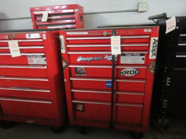 7 Drawer Tool Box Snap On with work table - MISCELLANEOUS