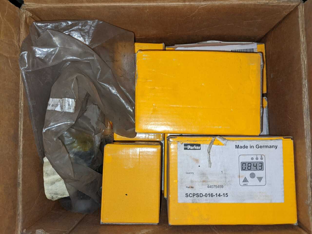 CABINET WITH CONTENTS - ELECTRICAL COMPONENTS