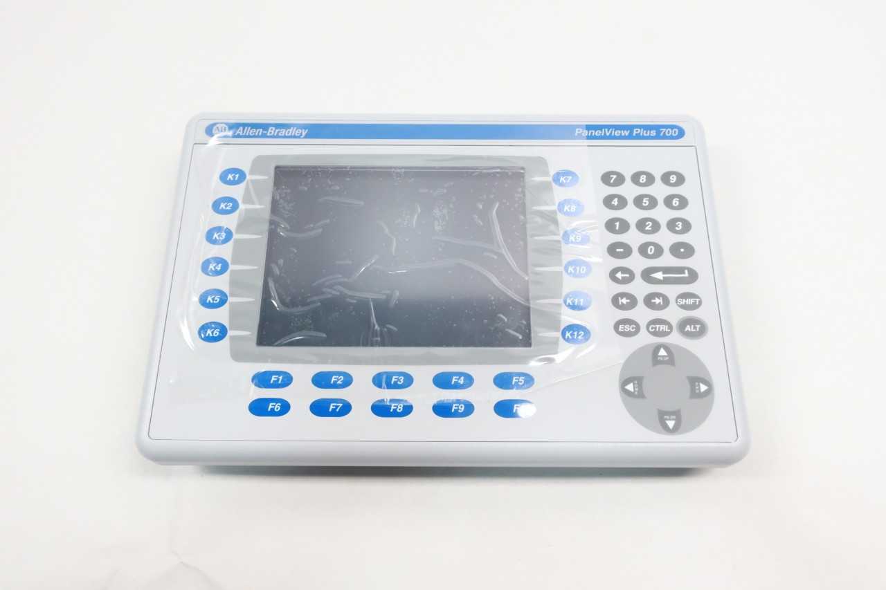 ALLEN BRADLEY 2711P-RDB7C PANELVIEW PLUS 700 COLOR KEY/TOUCH DISPLAY SER D - HMIS & DISPLAYS