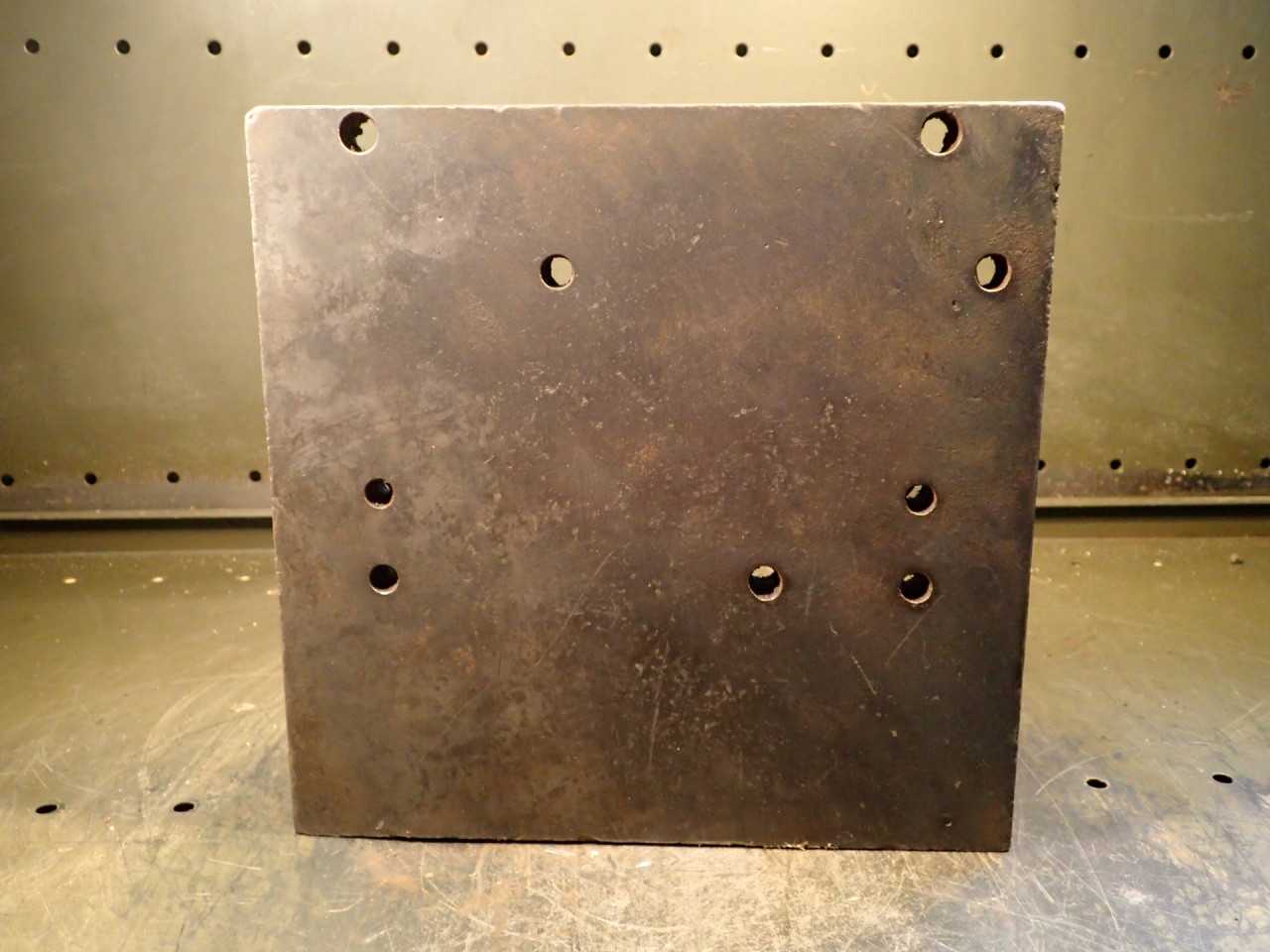 10" x 7-1/4" x 10-1/4" W Cast Iron Right Angle Mill Milling Set-Up Fixture Plate - END MILLS