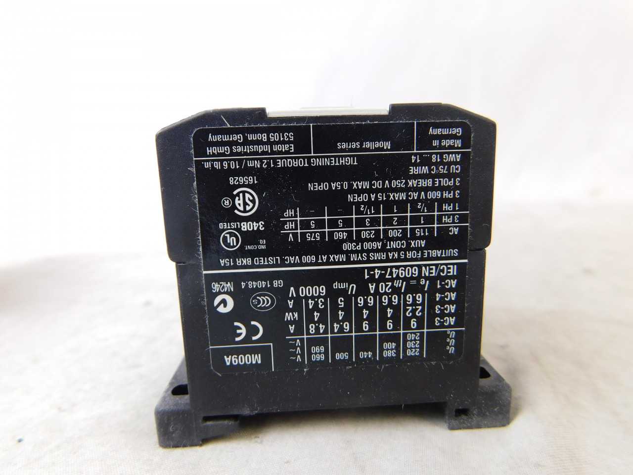 51 Quantity-Eaton 3P 9A 110/120VAC Contactors-XTMC9A10A - CONTACTORS