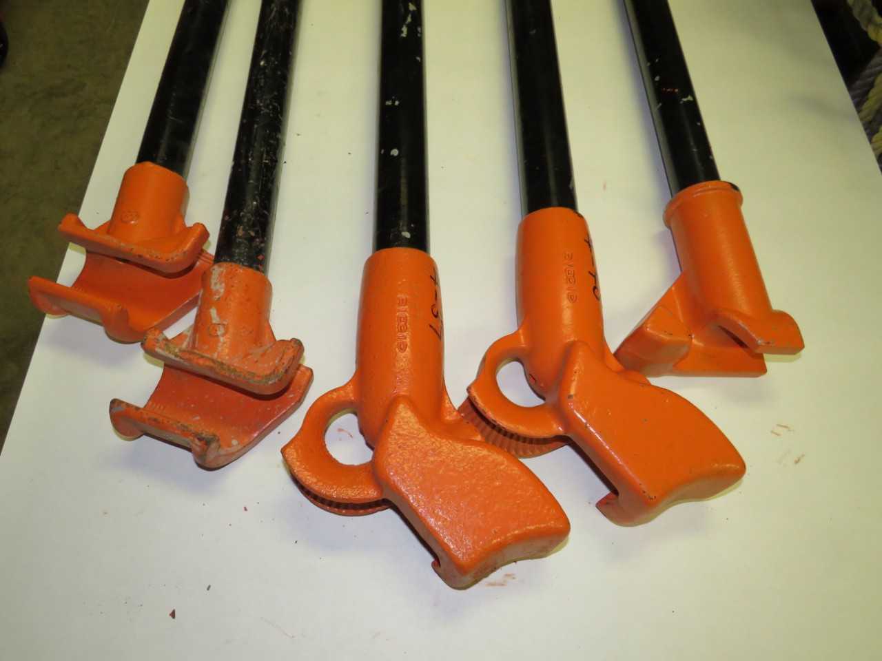 LOT OF 5 ASSORTED CONDUIT BENDER HICKEY - GREENLEE, RIDGID - HAND TOOLS