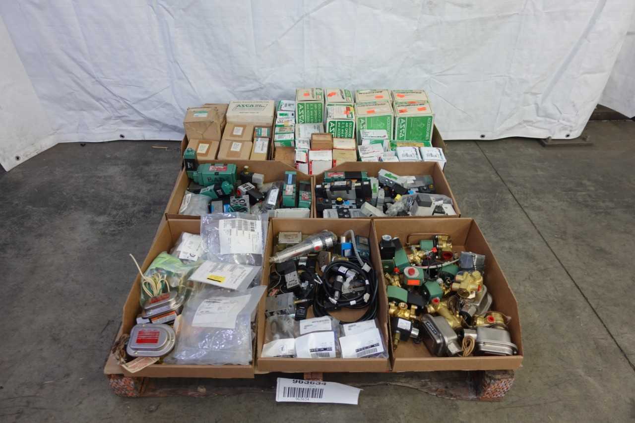 PALLET OF SOLENOIDS - ELECTRICAL COMPONENTS