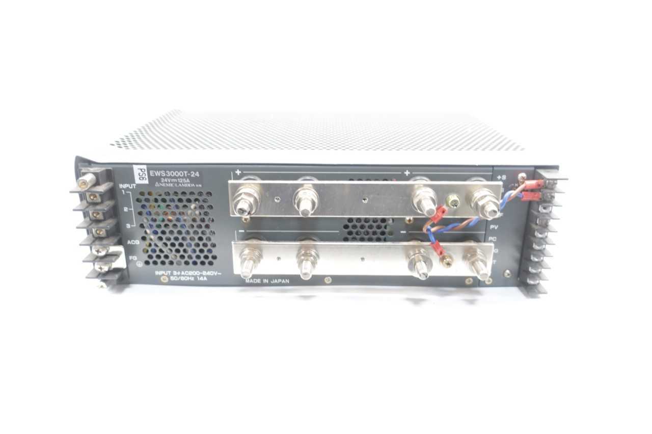 NEMIC LAMBDA EWS3000T-24 200-240V-AC 125A AMP 24V-DC AC TO DC POWER SUPPLY - ELECTRICAL COMPONENTS NEMIC LAMBDA EWS3000T-24 200-240V-AC 125A AMP 24V-DC AC TO DC POWER SUPPLY - ELECTRICAL COMPONENTS