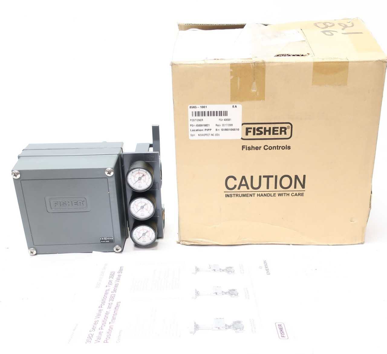 FISHER FS3582-10 PNEUMATIC VALVE POSITIONER - CONTROL VALVE FISHER FS3582-10 PNEUMATIC VALVE POSITIONER - CONTROL VALVE