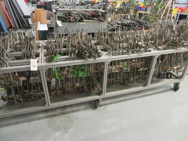 Cart full of Vice Grip Clamps - MISCELLANEOUS