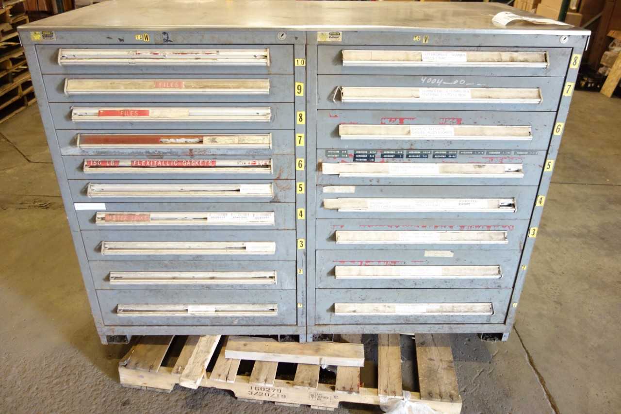 STANLEY VIDMAR 20 DRAWER CABINET - TOOL STORAGE
