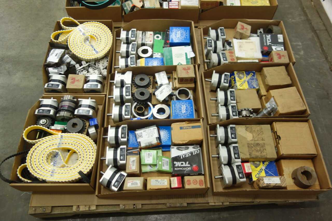 2 PALLETS OF ASSORTED POWER TRANSMISSION REPLACEMENT PARTS - POWER TRANSMISSION