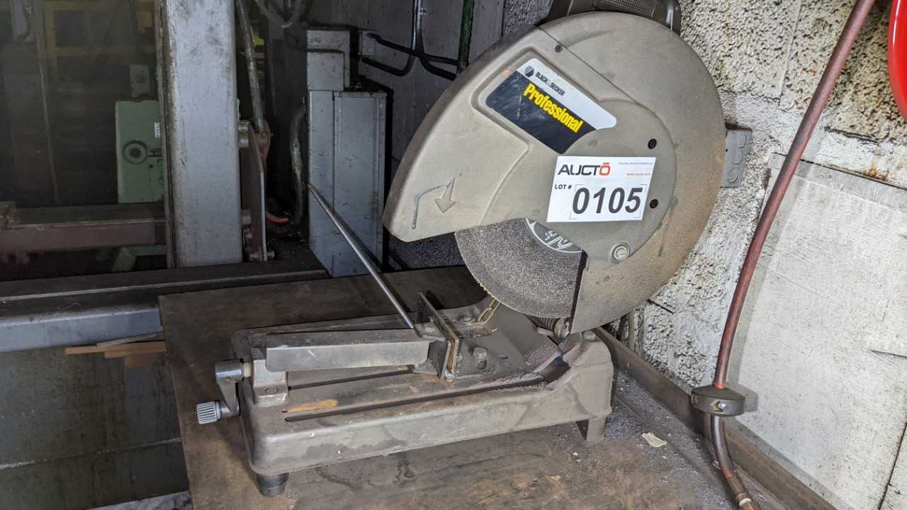 Black and decker 14" 3935 chop saw - METAL SAWS