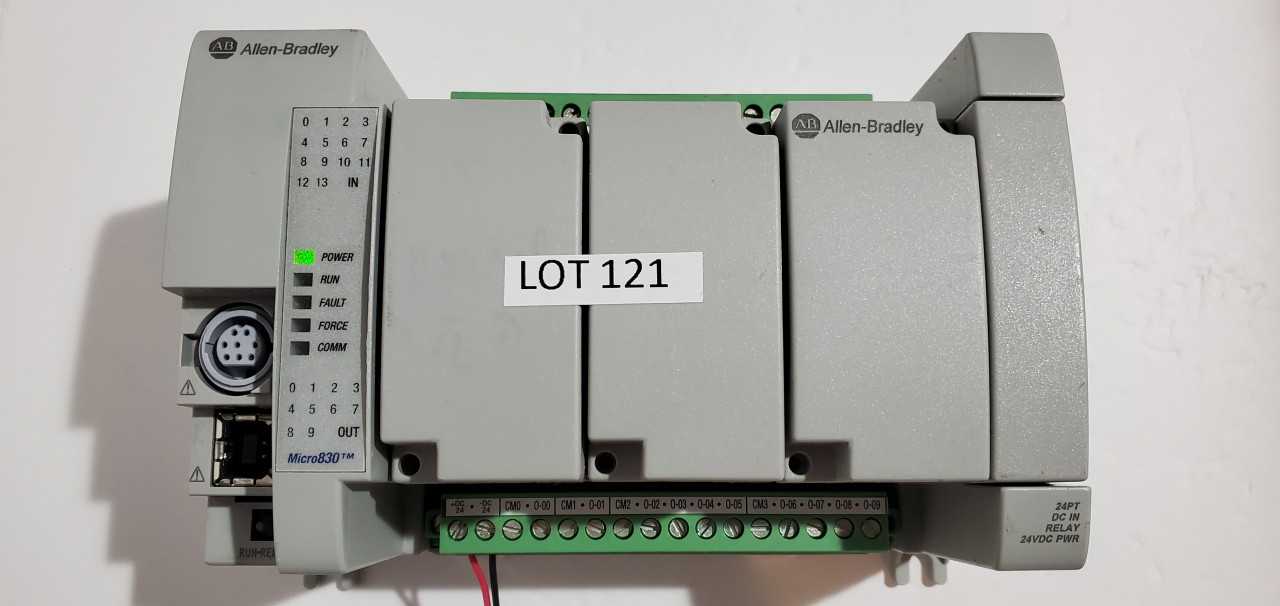 Allen Bradley Micro 830 2080-LC30-24QWB PLC - AUTOMATION & CONTROLS