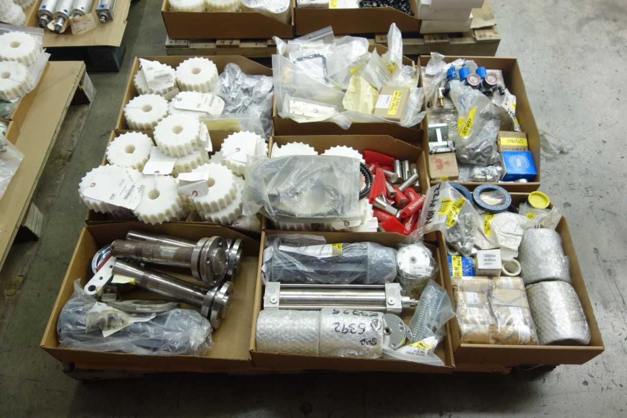 4 PALLETS OF CONVEYOR SYSTEM REPLACEMENTS PARTS - CONVEYORS