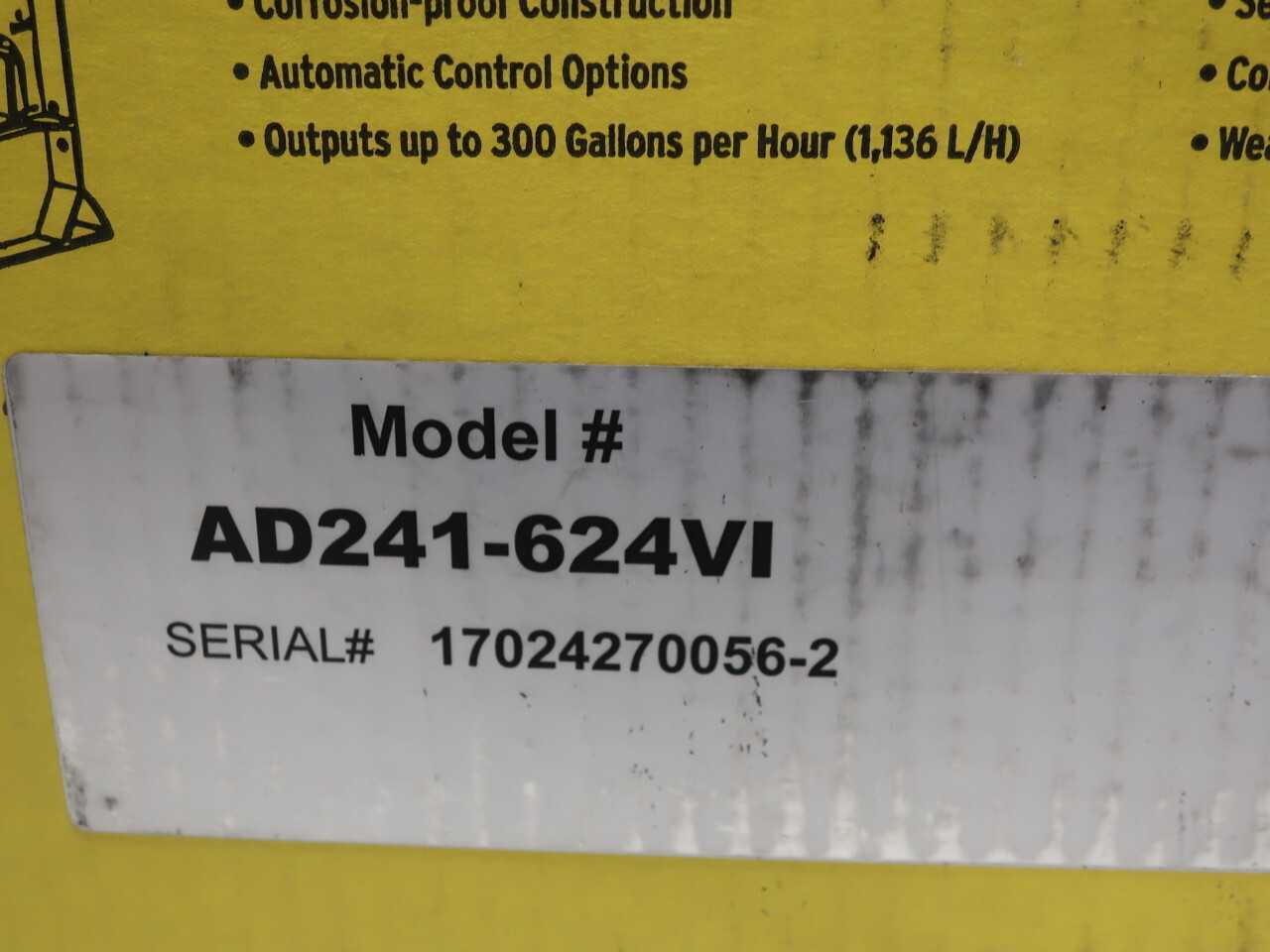 LMI MILTON ROY AD241-624VI METERING PUMP - METERING PUMP