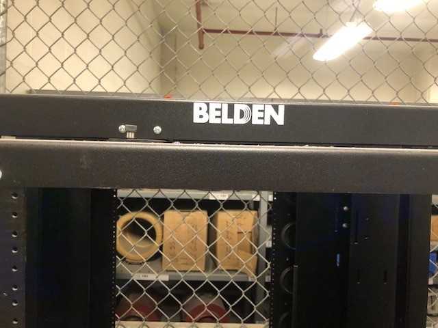 Unused - Lot of 7 Belden Vertical Data Port Racks - INDUSTRIAL PARTS