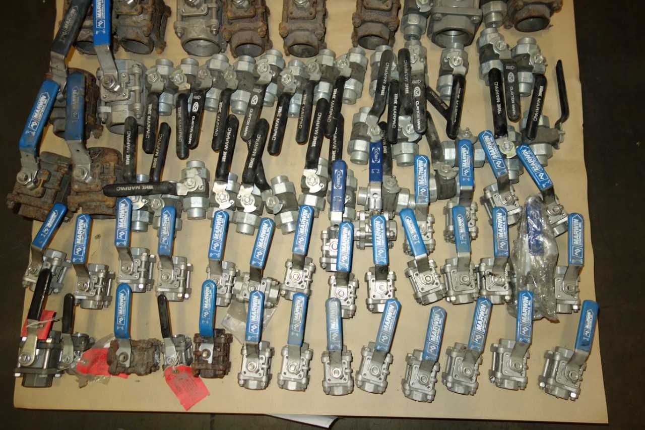 1 PALLET OF ASSORTED BALL VALVES - BALL VALVE