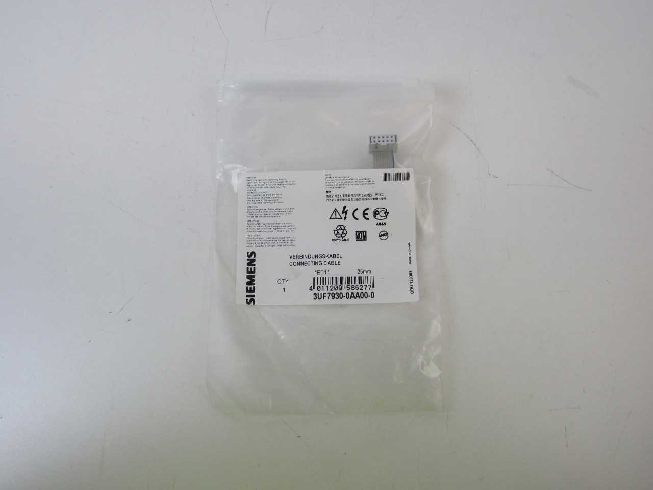 Lot of Quantity 72x 3UF7930-0AA00-0 Cable/Wire/Cord/Outlet - ELECTRICAL COMPONENTS