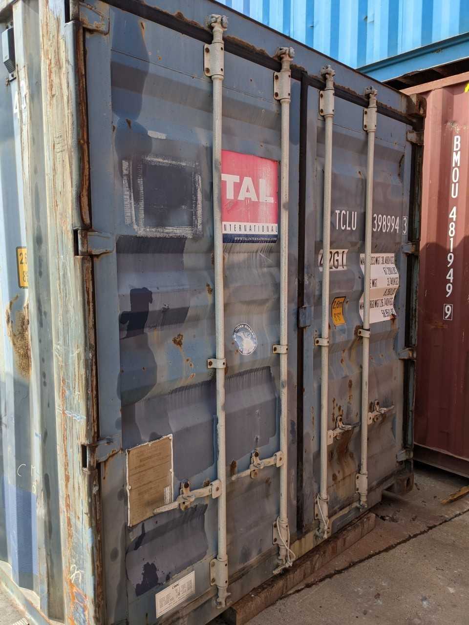 TAL 40FT STANDARD CUBE SHIPPING CONTAINER - INDUSTRIAL PARTS