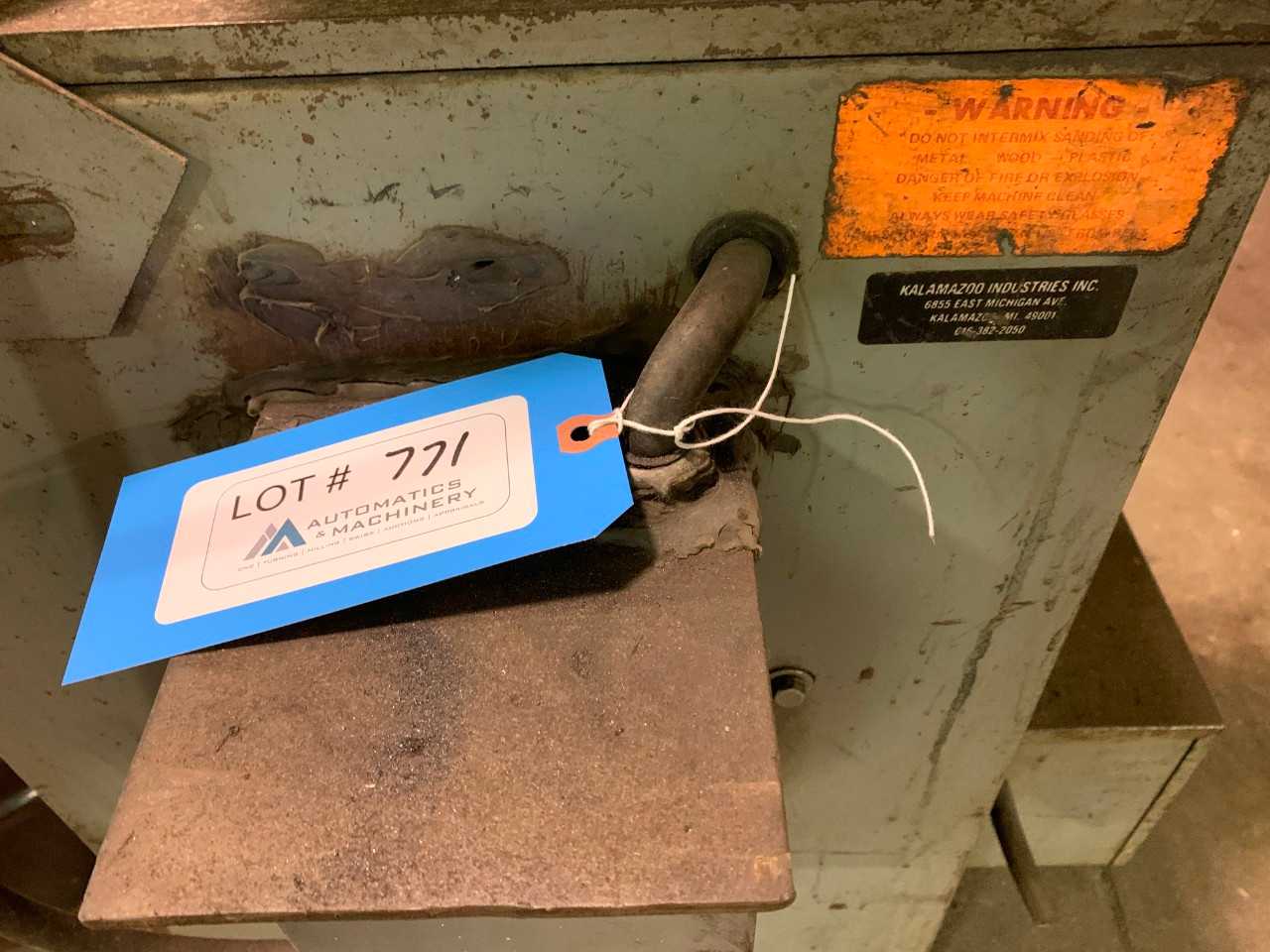Kalamazoo Belt Sander - SAND BLASTING MACHINE
