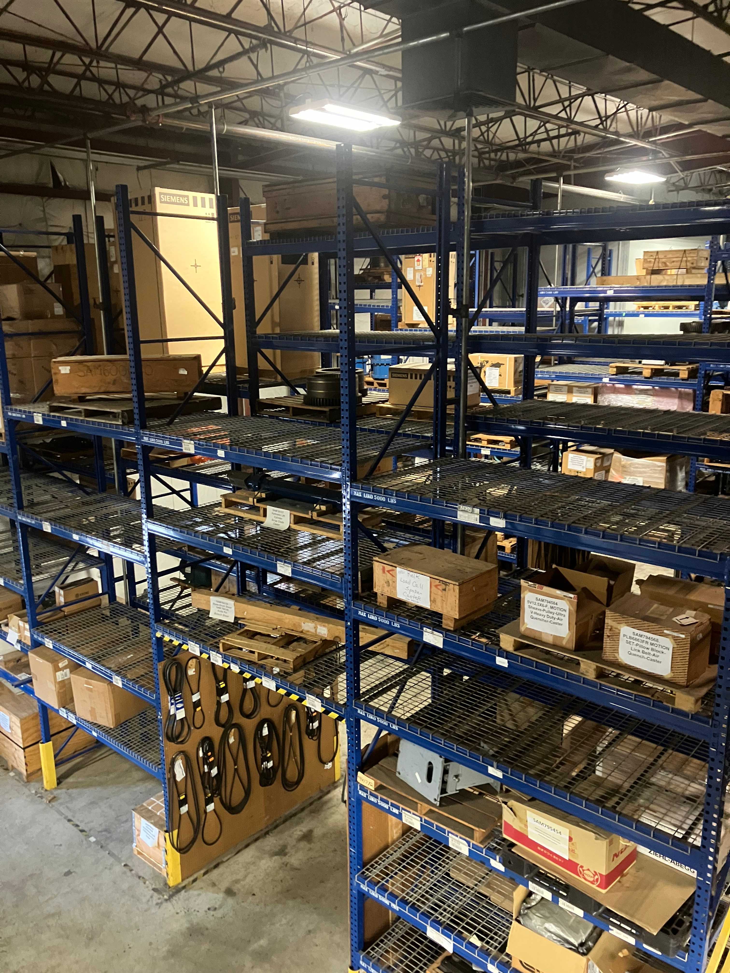 BULK LOT OF ENTIRE STORE ROOM AND ALL INVENTORY - INDUSTRIAL PARTS