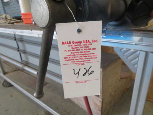 Wilton Vice and Aluminum Table on wheels (1) vice - MISCELLANEOUS