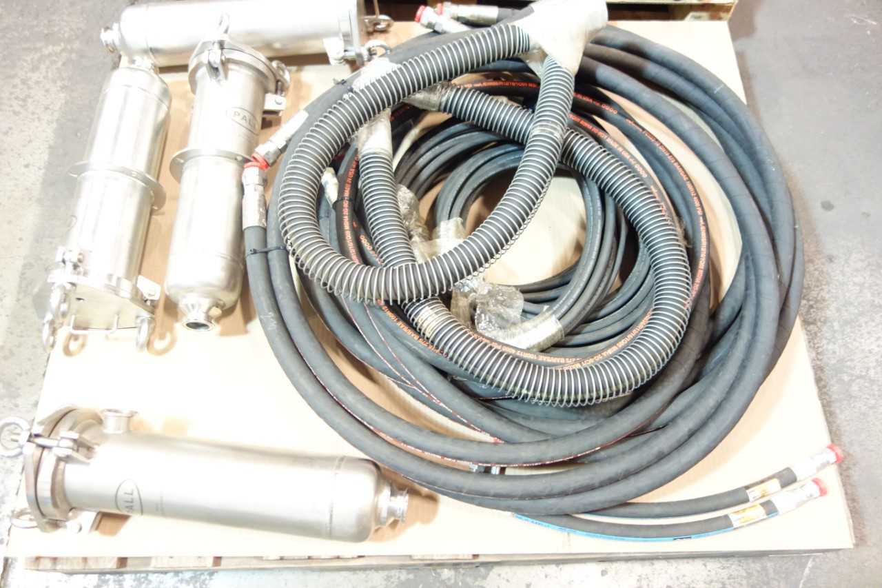 2 PALLETS OF ASSORTED FILTERS, HOSES, FILTER ASSEMBLY- RYCO, SCHRODER, EATON - PROCESS EQUIPMENT