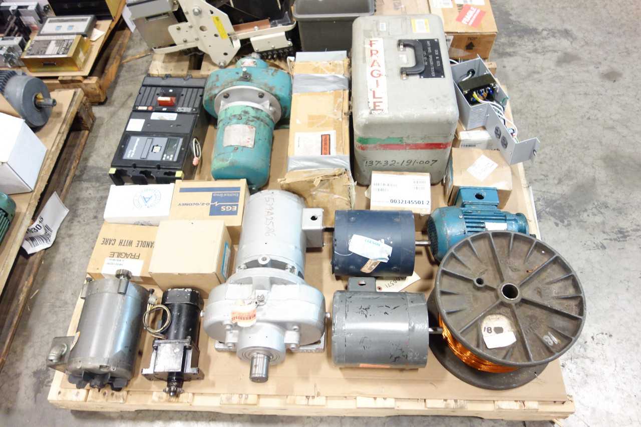 4 PALLETS OF ASSORTED ELECTRICAL - ELECTRICAL COMPONENTS
