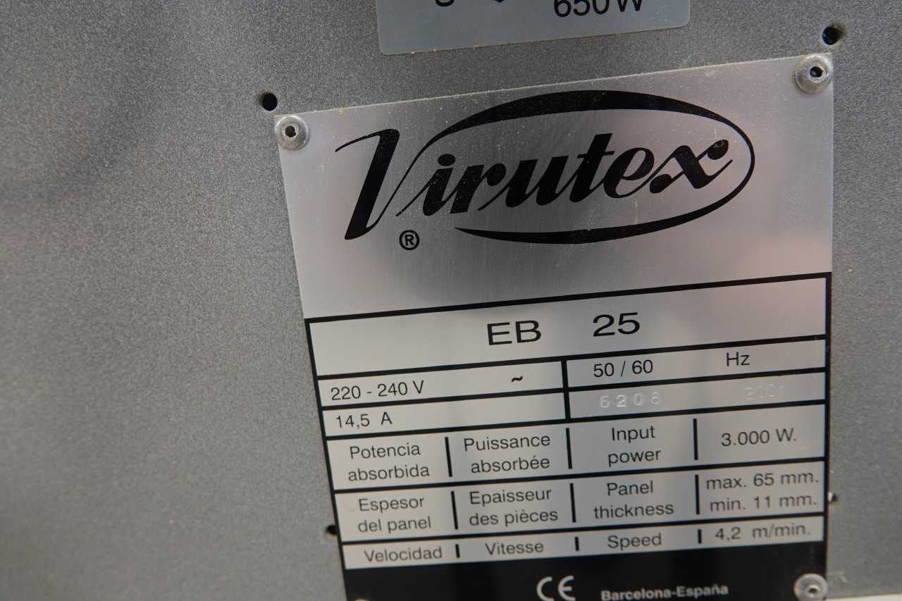 Virutex EB25 Edge Bander - MACHINE TOOLING