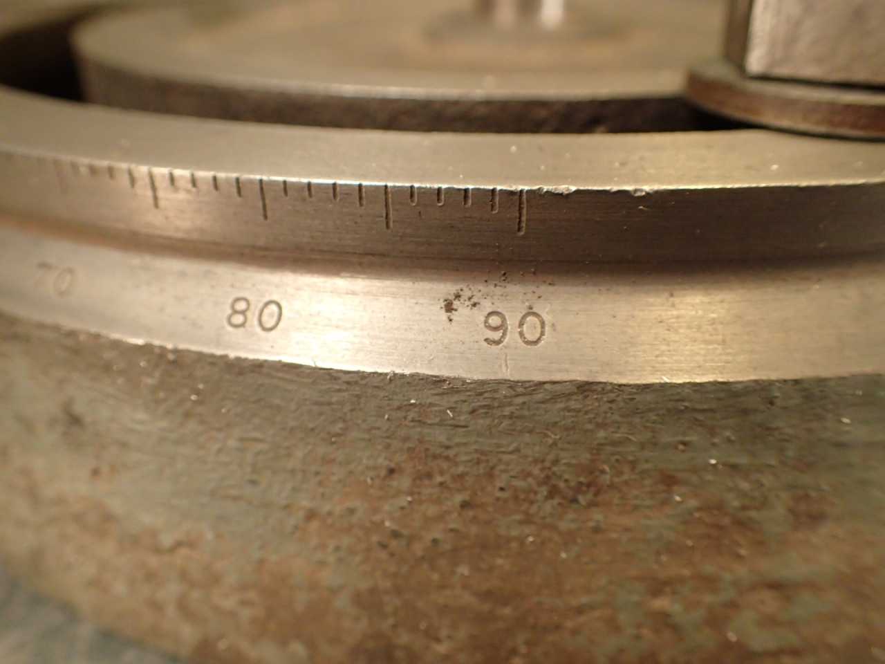 6" Mill Milling Vise Swivel Base with 3/4" Center Post: Indexed to 1 Degree - END MILLS