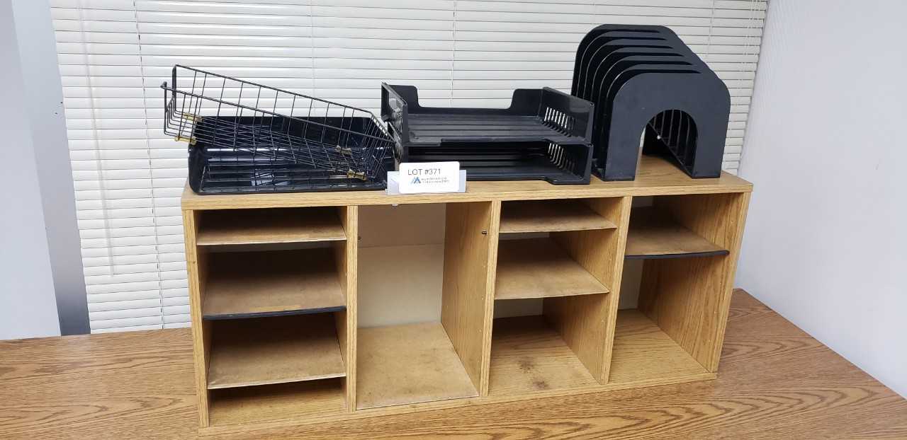 Wooden Organizer and Office Supplies - PLANT & FACILITY Wooden Organizer and Office Supplies - PLANT & FACILITY