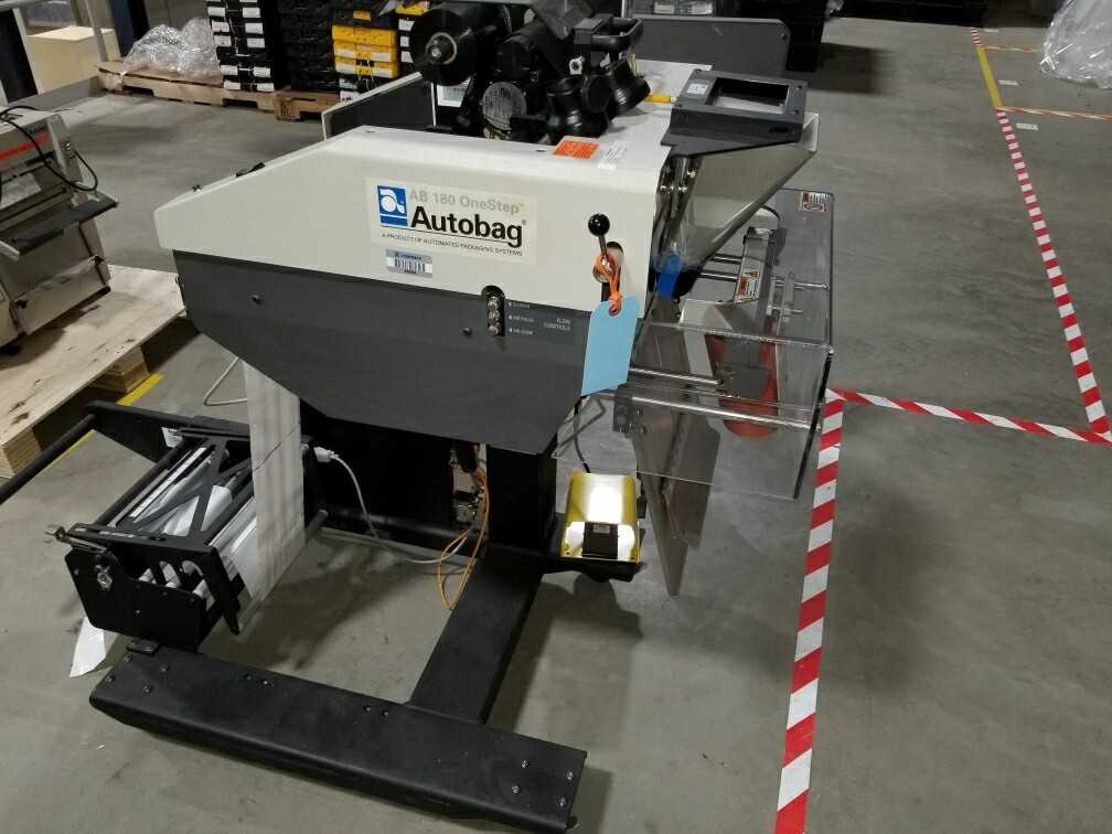 Autobag AB180 One Step Automatic Bagging Machine - MATERIAL HANDLING Autobag AB180 One Step Automatic Bagging Machine - MATERIAL HANDLING