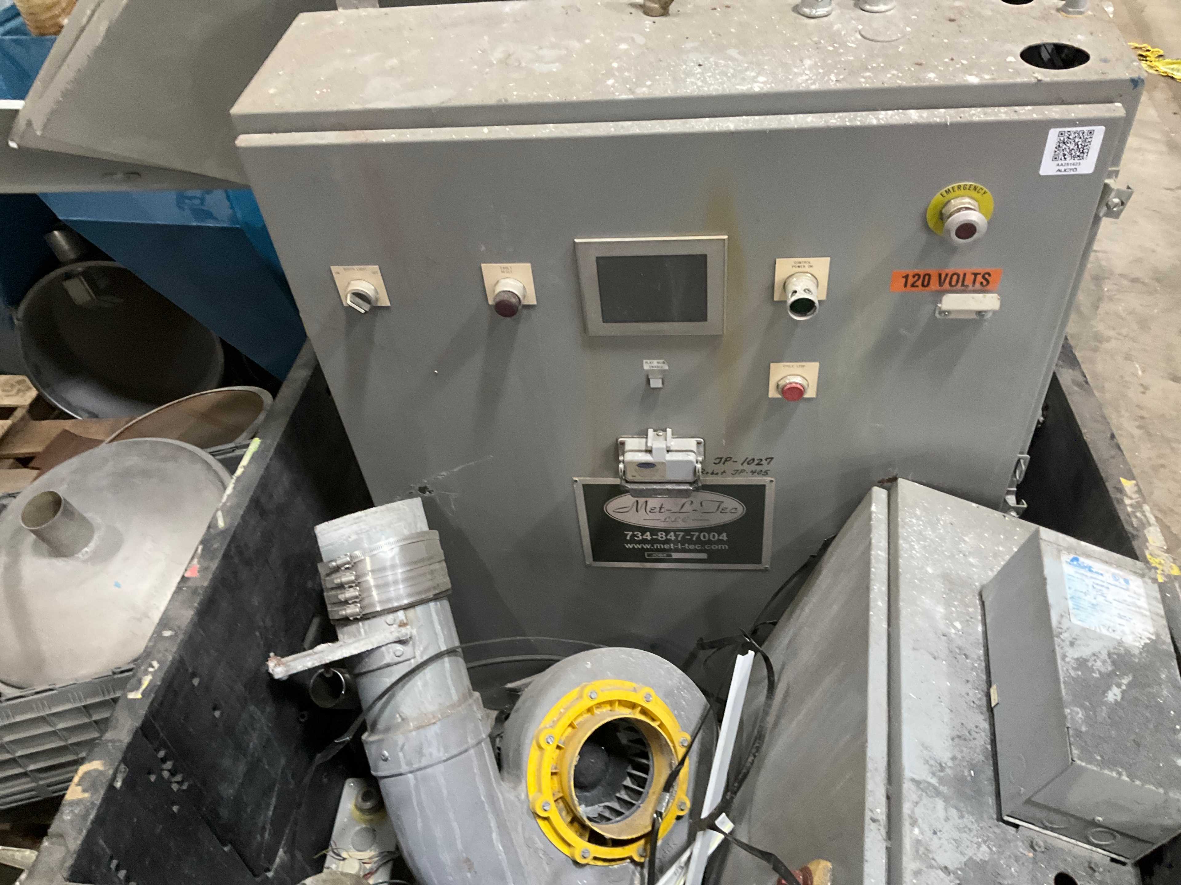 MET-L-TEC UV CONTROL CABINET WITH PARTS - CONTROL CABINETS