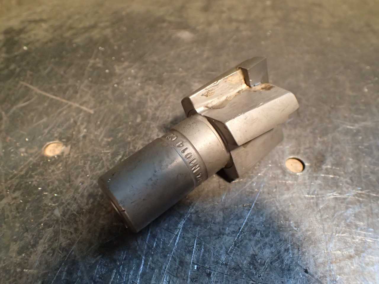 Metcut 1-7/16" 1.4375" Carbide Tip Counterbore: 7/8" Straight #2 Pin Drive Shank - MACHINING ACCESSORIES & TOOLING